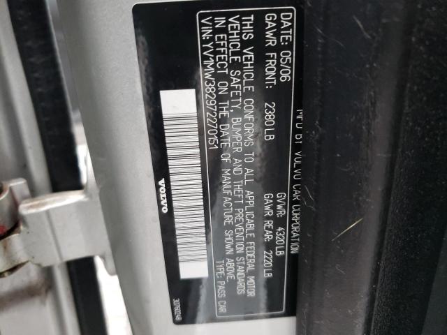 Photo 10 from auction – 2007 VOLVO V50 2.4I with VIN YV1MW382972270151