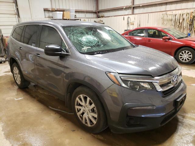 HONDA PILOT LX 2020 with VIN 5FNYF5H14LB016199 - Photo from auction