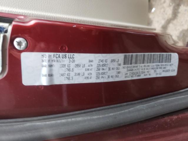Photo 10 from auction – 2020 DODGE GRAND CARA with VIN 2C4RDGCG4LR179344