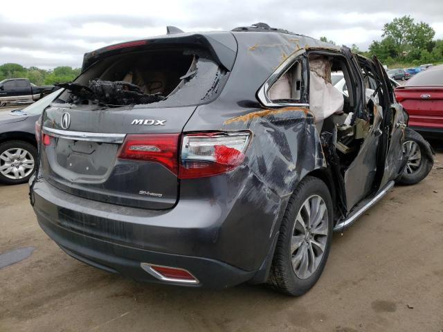 Photo 4 from auction – 2014 ACURA MDX TECHNO with VIN 5FRYD4H49EB035262