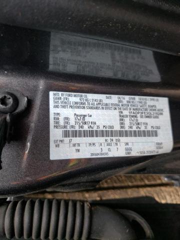 Photo 10 from auction – 2016 FORD FOCUS with VIN 1FADP3FE3GL318288