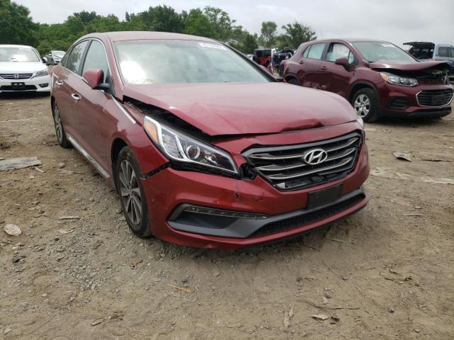 HYUNDAI SONATA 2016 with VIN 5NPE34AF9GH282871 - Photo from auction