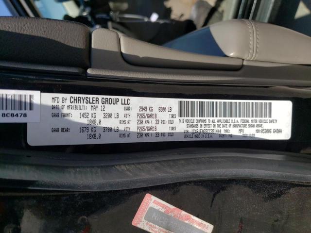 Photo 10 from auction – 2012 JEEP GRAND CHER with VIN 1C4RJFAG5CC351444