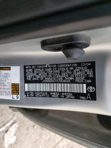 Photo 10 from auction – 2005 TOYOTA PRIUS with VIN JTDKB20U157004624