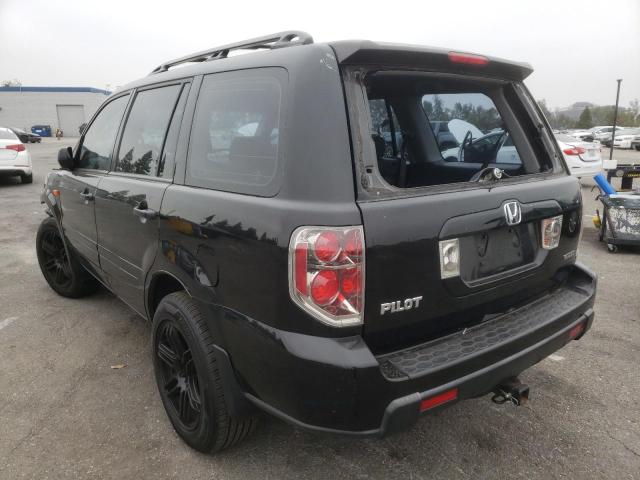 Photo 3 from auction – 2007 HONDA PILOT LX with VIN 2HKYF18127H512098