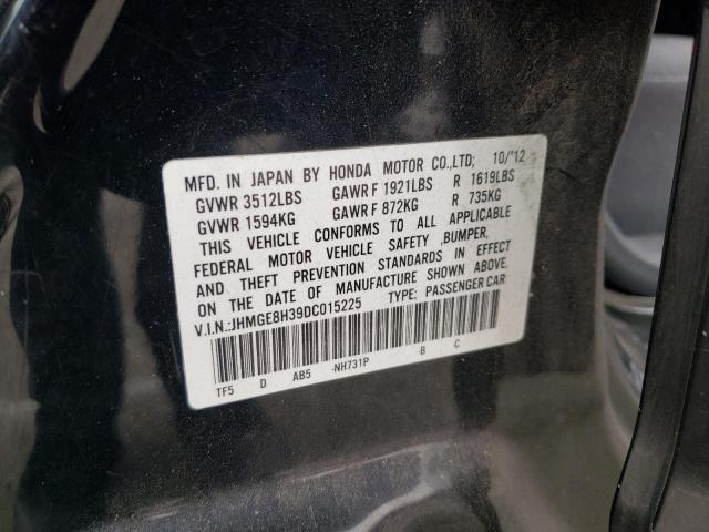 Photo 10 from auction – 2013 HONDA FIT with VIN JHMGE8H39DC015225