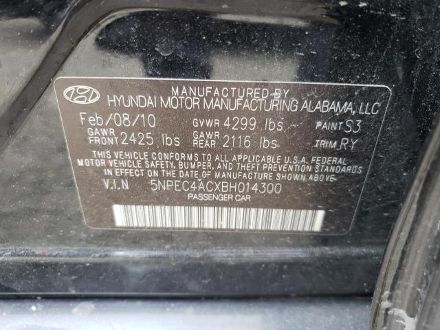 Photo 10 from auction – 2011 HYUNDAI SONATA SE with VIN 5NPEC4ACXBH014300