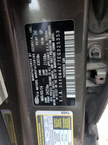 Photo 10 from auction – 2014 KIA OPTIMA LX with VIN 5XXGM4A77EG325353