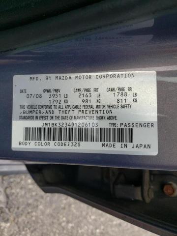 Photo 10 from auction – 2009 MAZDA 3 S with VIN JM1BK323491206103