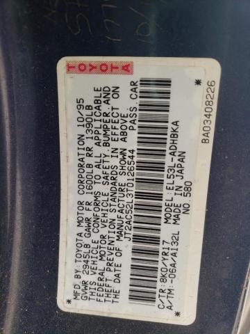 Photo 10 from auction – 1996 TOYOTA TERCEL STD with VIN JT2AC52L3T0126544
