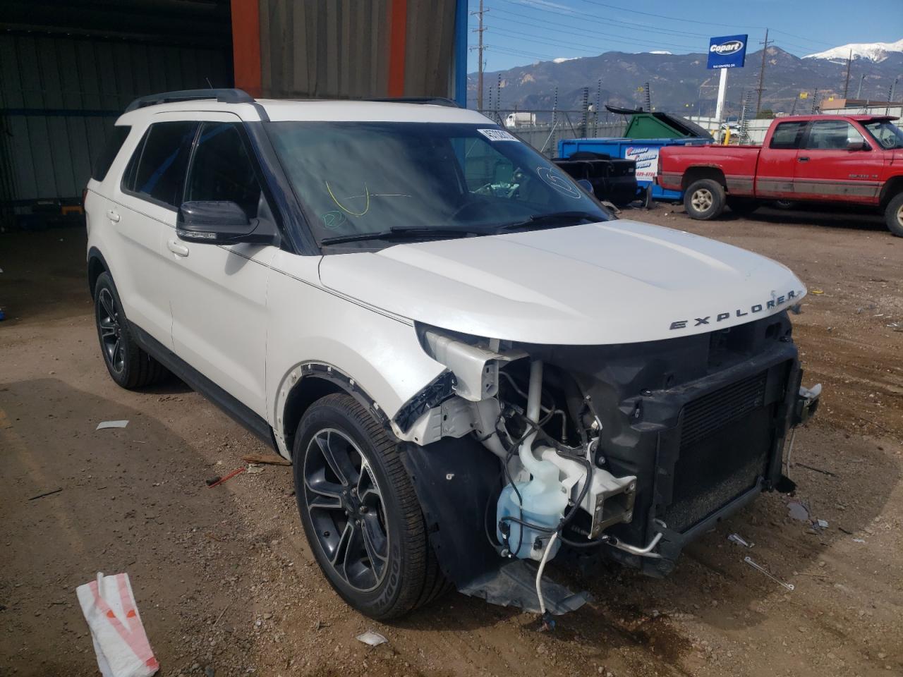 FORD EXPLORER S 2015 with VIN 1FM5K8GT8FGA68301 - Photo from auction