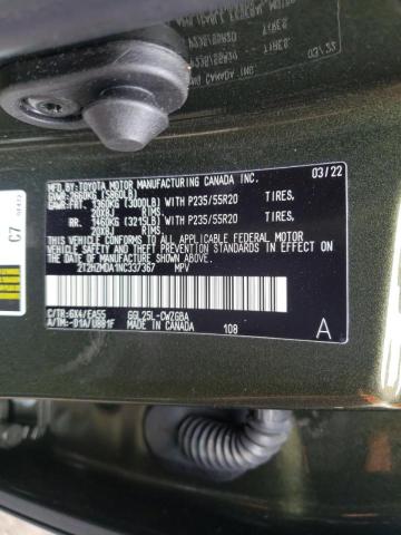 Photo 10 from auction – 2022 LEXUS RX 350 with VIN 2T2HZMDA1NC337367