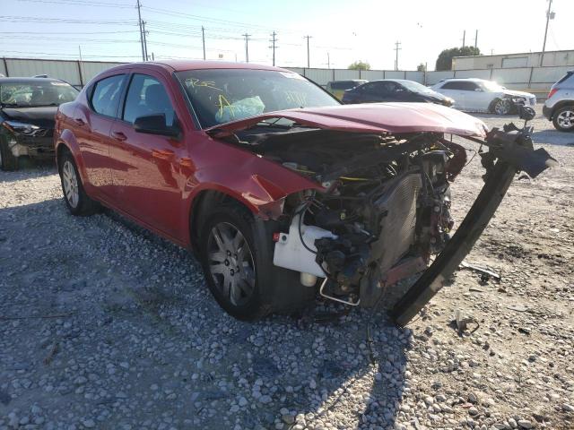 DODGE AVENGER SE 2014 with VIN 1C3CDZABXEN170113 - Photo from auction