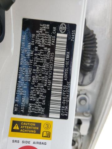 Photo 10 from auction – 2016 TOYOTA CAMRY LE with VIN 4T4BF1FK7GR573925
