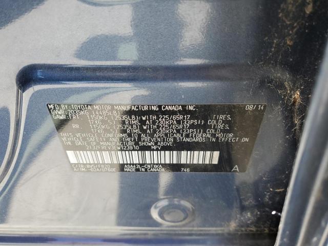 Photo 10 from auction – 2014 TOYOTA RAV4 LE with VIN 2T3ZFREV3EW123910