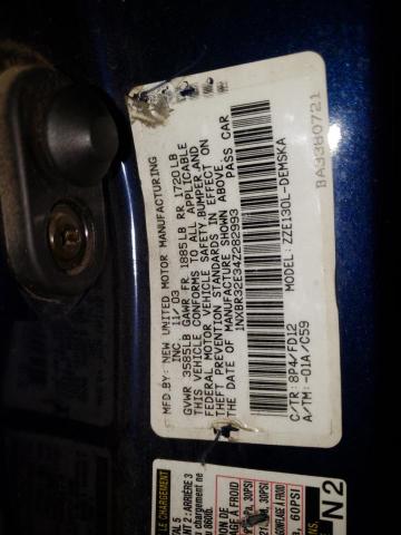 Photo 10 from auction – 2004 TOYOTA COROLLA CE with VIN 1NXBR32E34Z282993