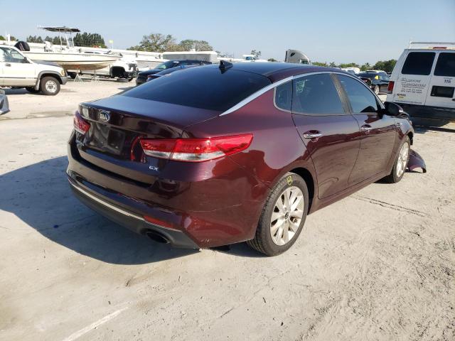 Photo 4 from auction – 2016 KIA OPTIMA EX with VIN 5XXGU4L38GG001695