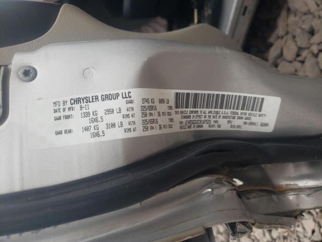 Photo 10 from auction – 2012 DODGE GRAND CARA with VIN 2C4RDGDG2CR107525