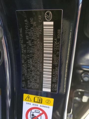 Photo 10 from auction – 2016 LEXUS ES 350 with VIN 58ABK1GG0GU025452