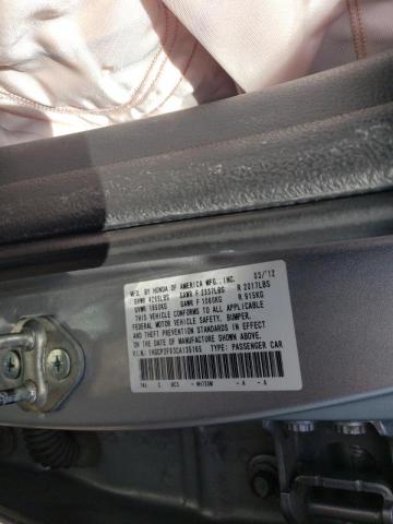 Photo 10 from auction – 2012 HONDA ACCORD SE with VIN 1HGCP2F63CA135165