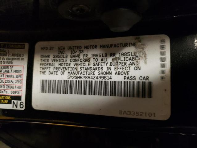 Photo 10 from auction – 2004 PONTIAC VIBE with VIN 5Y2SM62884Z439614