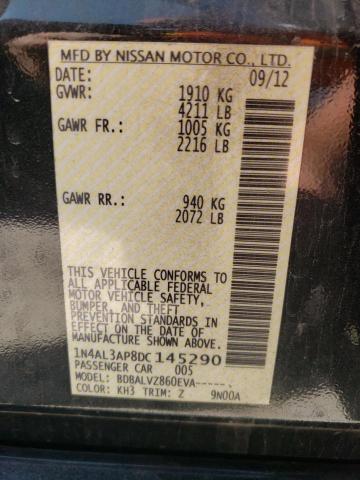 Photo 10 from auction – 2013 NISSAN ALTIMA 2.5 with VIN 1N4AL3AP8DC145290