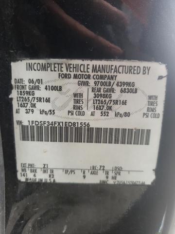 Photo 10 from auction – 2002 FORD F350 SUPER with VIN 1FDSF34FX1ED81556