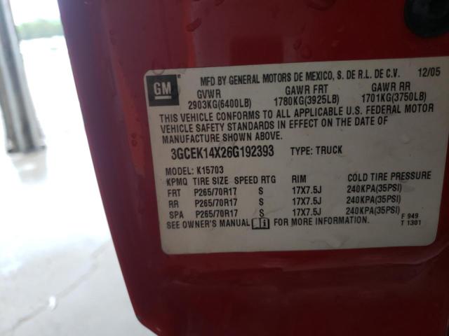 Photo 10 from auction – 2006 CHEVROLET SILVERADO with VIN 3GCEK14X26G192393