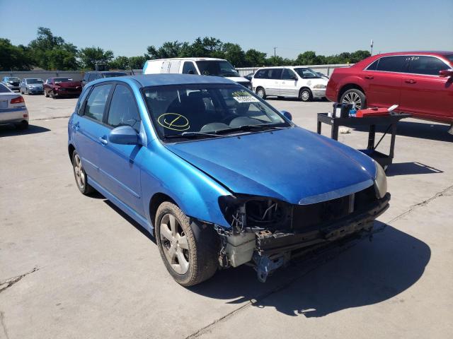KIA SPECTRA5 S 2007 with VIN KNAFE161375009190 - Photo from auction