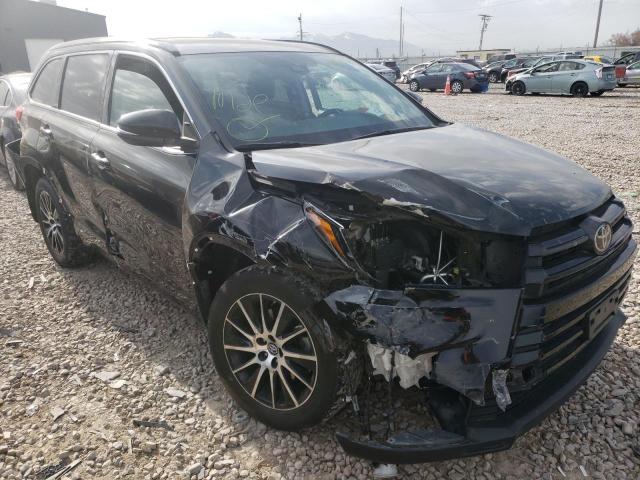 TOYOTA HIGHLANDER 2018 with VIN 5TDJZRFH5JS898153 - Photo from auction