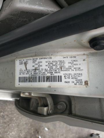 Photo 10 from auction – 2001 TOYOTA 4RUNNER SR with VIN JT3GN86RX10195857