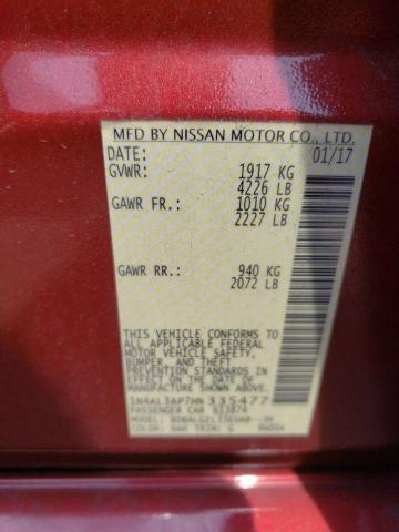 Photo 10 from auction – 2017 NISSAN ALTIMA 2.5 with VIN 1N4AL3AP7HN335477