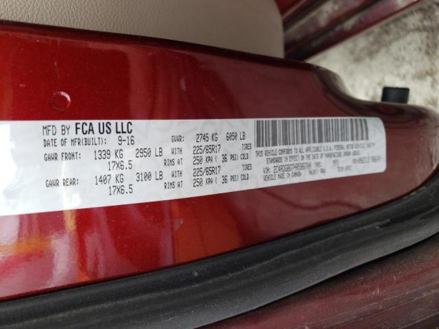 Photo 10 from auction – 2017 DODGE GRAND CARA with VIN 2C4RDGBG7HR586700