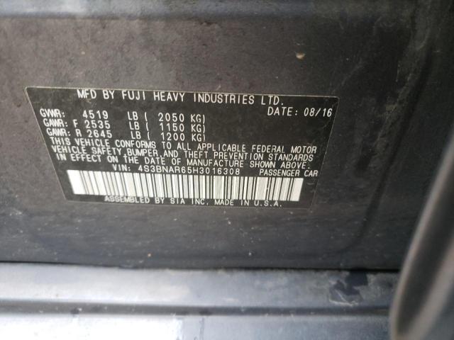 Photo 10 from auction – 2017 SUBARU LEGACY SPO with VIN 4S3BNAR65H3016308