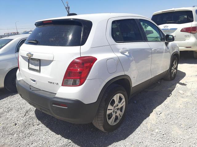 Photo 4 from auction – 2016 CHEVROLET TRAX LS with VIN 3GNCJKSB1GL269665