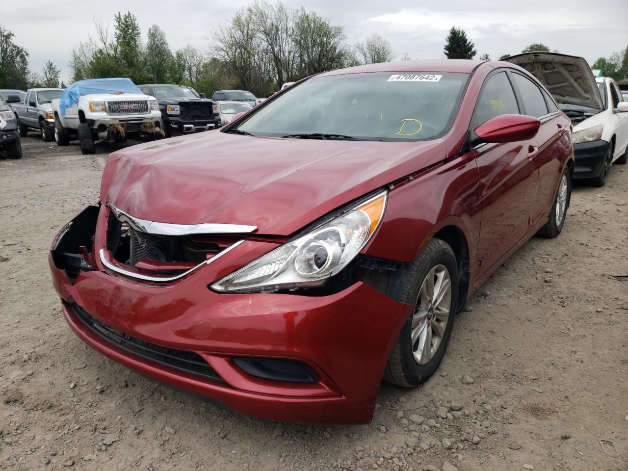 Photo 2 from auction – 2012 HYUNDAI SONATA GLS with VIN 5NPEB4AC7CH470923
