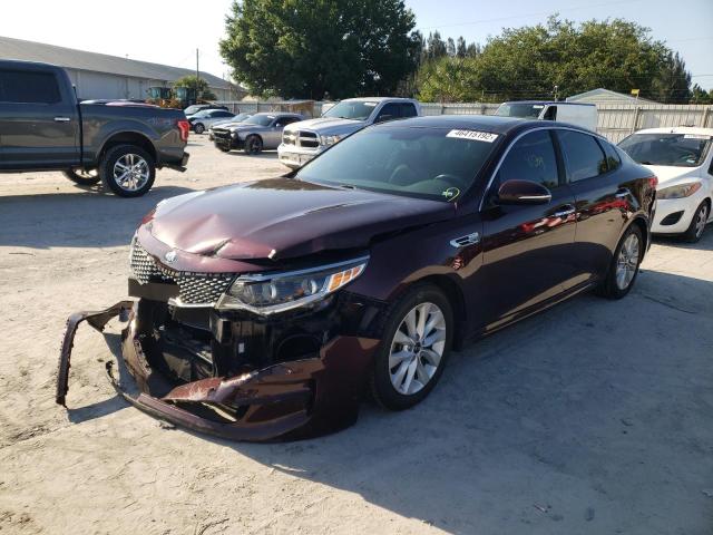 Photo 2 from auction – 2016 KIA OPTIMA EX with VIN 5XXGU4L38GG001695