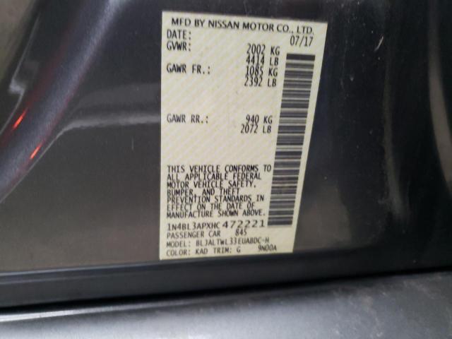 Photo 10 from auction – 2017 NISSAN ALTIMA 3.5 with VIN 1N4BL3APXHC472221
