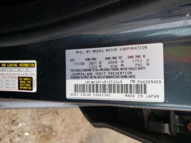 Photo 10 from auction – 2009 MAZDA 3 I with VIN JM1BK32F491253349