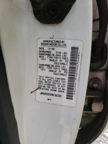 NISSAN PATHFINDER 1997 with VIN JN8AR05Y0VW144200 - Photo from auction