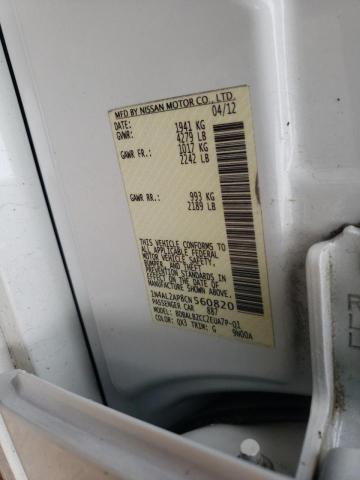 Photo 10 from auction – 2012 NISSAN ALTIMA BAS with VIN 1N4AL2AP8CN560820