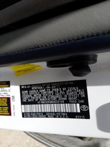 Photo 10 from auction – 2011 TOYOTA CAMRY SE with VIN 4T1BK3EK0BU632146