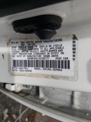Photo 10 from auction – 2003 TOYOTA COROLLA CE with VIN 1NXBR32E13Z186777