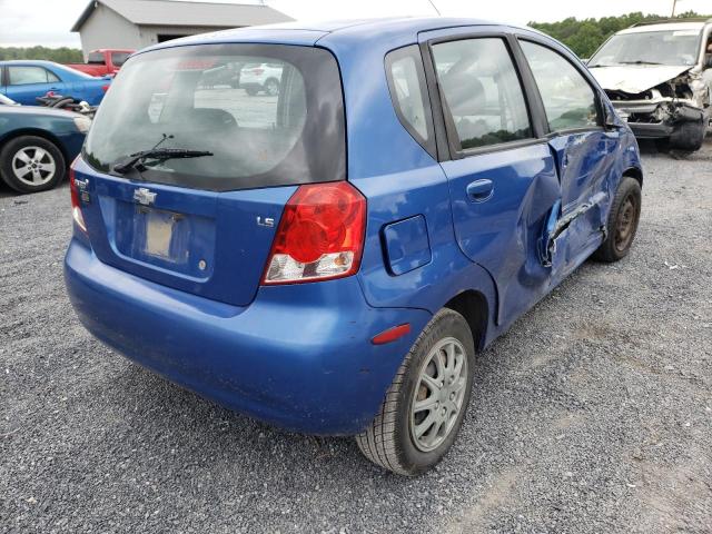 Photo 4 from auction – 2007 CHEVROLET AVEO BASE with VIN KL1TD66607B788655