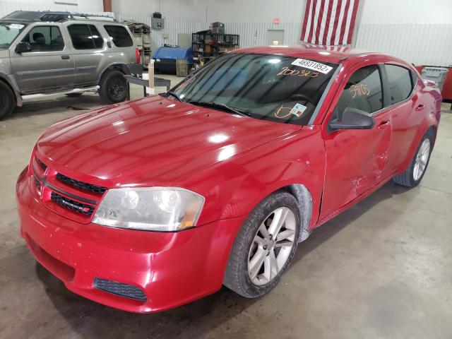 Photo 2 from auction – 2014 DODGE AVENGER SE with VIN 1C3CDZAB1EN200325