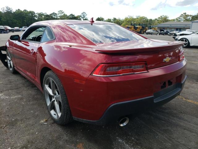 Photo 3 from auction – 2014 CHEVROLET CAMARO LT with VIN 2G1FB1E36E9296855