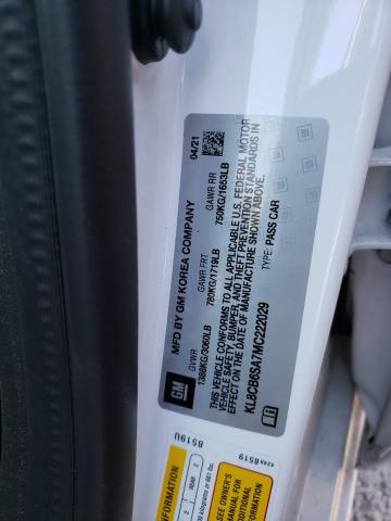 Photo 10 from auction – 2021 CHEVROLET SPARK LS with VIN KL8CB6SA7MC222029