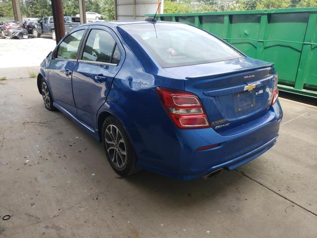 Photo 3 from auction – 2017 CHEVROLET SONIC LT with VIN 1G1JD5SH5H4157254