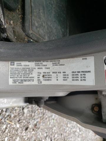 Photo 10 from auction – 2006 CHEVROLET COLORADO with VIN 1GCDT136768124713
