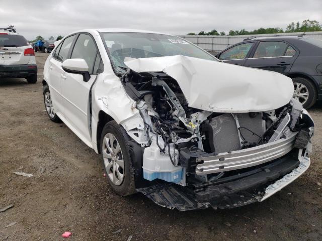 TOYOTA COROLLA LE 2021 with VIN JTDEPMAE5MJ185052 - Photo from auction